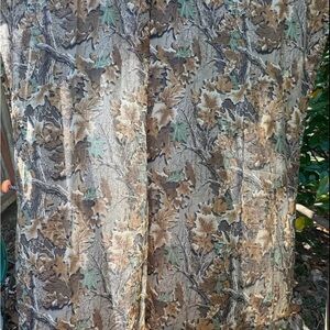 Camo Curtains Lined 41” x 87” 6 pair Realtree Advantage with “tie backs”.
